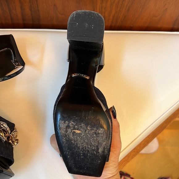 ROBERTO CAVALLI 38 1/2 made in italy. All leather max snake print heel perfect - Picture 7 of 12